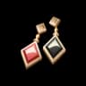 Aretes de la Jugadora
