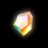 Fragmento de diamante brillante