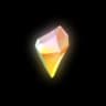 Trozo de diamante brillante