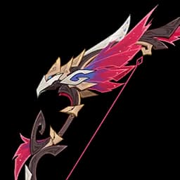 Astral Vulture's Crimson Plumage