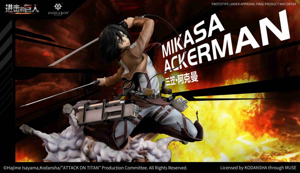 Mikasa figura de combate